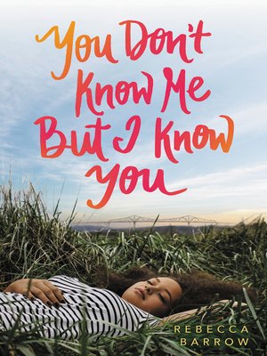 cover image of You Don't Know Me But I Know You